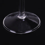 skull wine glass base close up