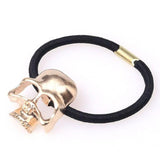 Rose colored skull hairband