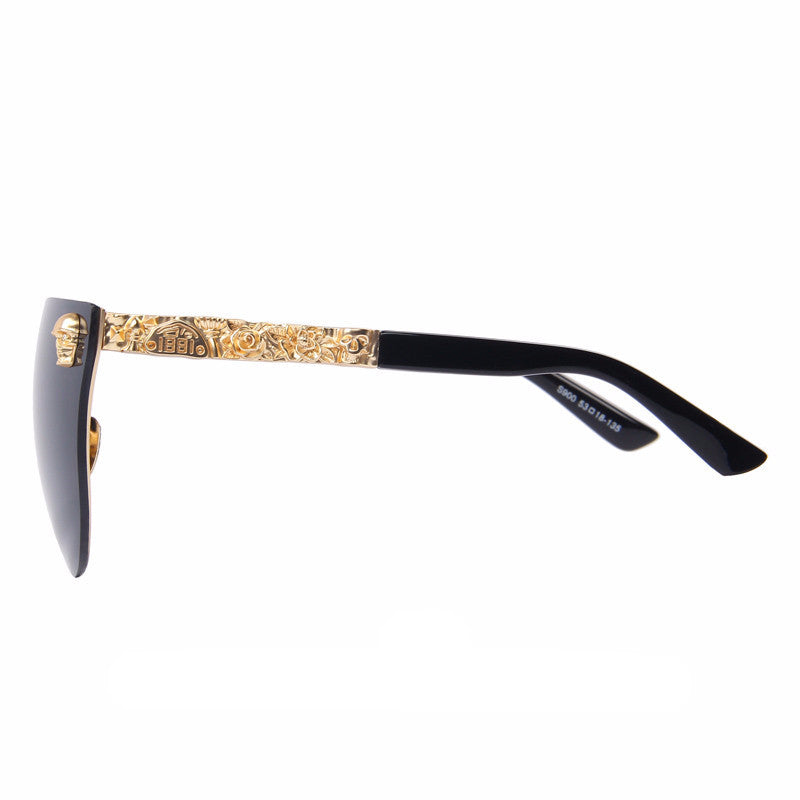 Centaury Metal And Leather Sunglasses