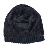 skull beanie inside
