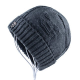 grey skull beanie