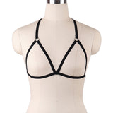 goth harness with 2 loops