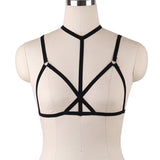 elastic goth harness