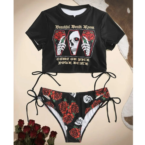 Skulls & Roses Swimsuit