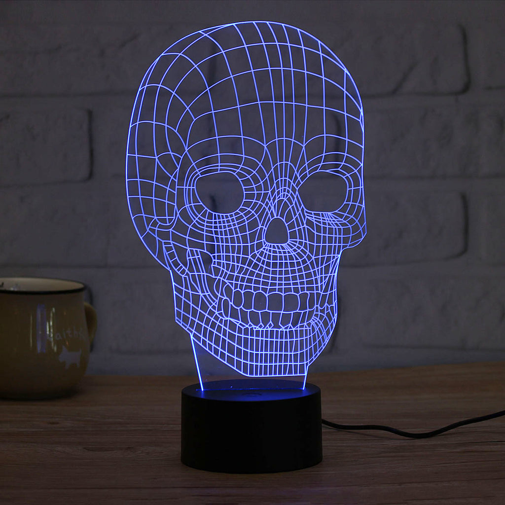 Skull Illusion Led Lamp – Skull Quest