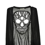 hollow back skull sweater front view