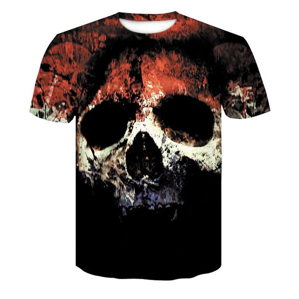 Jaw-less Bloody  Skull T-Shirt
